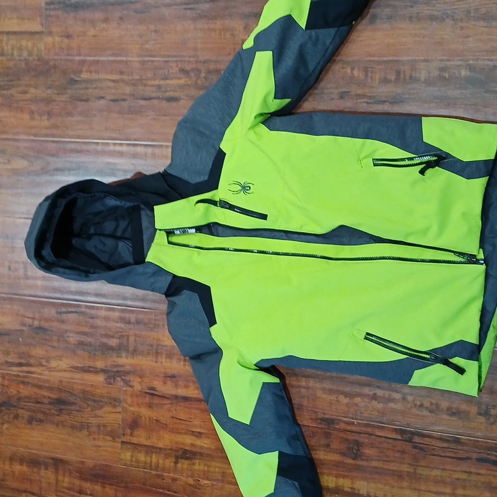 Spyder Neon Yellow Ski Jacket